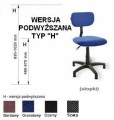 Niezawodne krzesła przemysłowe,wersja podwyżana. 
