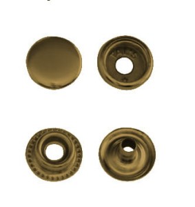 Napy metalowe 15mm kolor antyk 720szt.