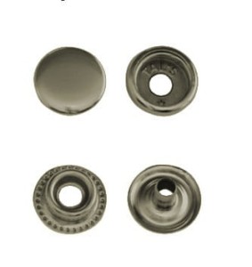 Napy metalowe 15mm kolor ciemny nikiel 720szt.