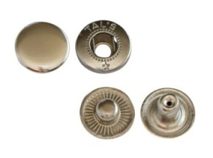 Napy metalowe 15mm ALFA  kolor nikiel 720szt.