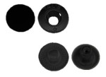 Napy metalowe 15mm Alfa kolor czarny lakier 720szt.