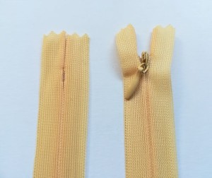 Zamek błyskawiczny żyłkowy kryty 20cm nierozdzielczy 20szt