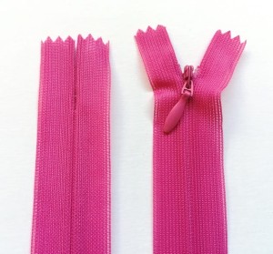 Zamek błyskawiczny żyłkowy kryty 20cm nierozdzielczy 20szt