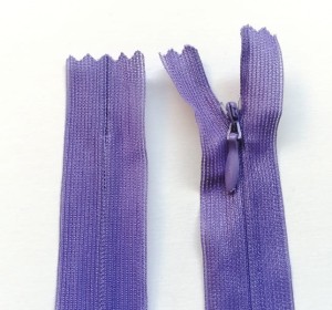 Zamek błyskawiczny żyłkowy kryty 20cm nierozdzielczy 20szt