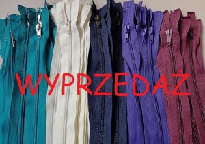Zamki błyskawiczne żyłkowe 70cm  op.50szt