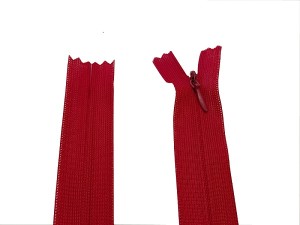 Zamek błyskawiczny żyłkowy kryty 20cm nierozdzielczy 50szt