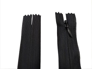 Zamek błyskawiczny żyłkowy kryty 20cm nierozdzielczy 50szt.