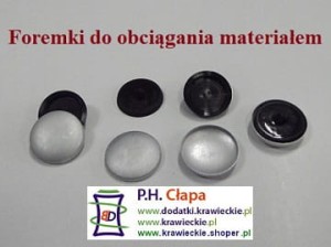 Foremki do obciągania oblekania guzików 1000 sztuk