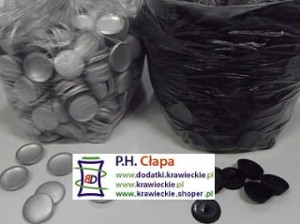 Końcówki do foremek obciąganych oblekanych materiałem