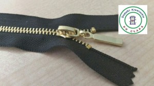 Zamki błyskawiczne metalowe nierozdzielcze 12cm 