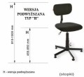 Profesjonalne krzesło szwalnicze,krawieckie wersja podwyższana TYP H.jpg